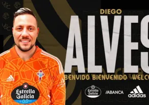 Imagem ilustrativa da imagem Celta de Vigo oficializa a volta do goleiro Diego Alves ao futebol espanhol