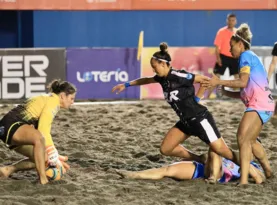 Imagem ilustrativa da imagem São Pedro vence mais uma na Copa dos Campeões da América de Beach Soccer