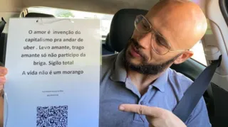 Imagem ilustrativa da imagem 'Uber dos amantes': Motorista de app presta serviço 'diferenciado' em GO