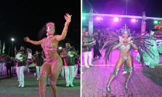Imagem ilustrativa da imagem Musas e rainhas brilham no primeiro dia de minidesfile em Vitória
