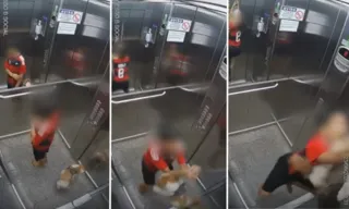 Imagem ilustrativa da imagem VÍDEO | Criança pula e salva cachorro preso por coleira em elevador