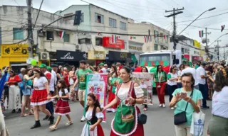Imagem ilustrativa da imagem VÍDEOS | Cortejo pelas ruas celebra imigração italiana em Nova Venécia