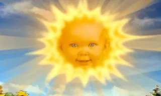 Imagem ilustrativa da imagem "Bebê-sol" do Teletubbies anuncia gravidez do primeiro filho