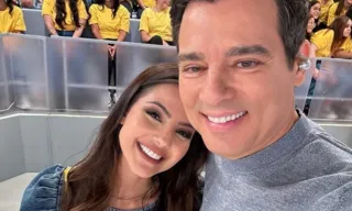Imagem ilustrativa da imagem Celso Portiolli faz homenagem à Luana Andrade, sua ex-assistente de palco