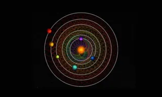 Imagem ilustrativa da imagem Cientistas descobrem raro sistema com seis planetas em órbita "perfeita"