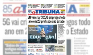 Imagem ilustrativa da imagem Confira os destaques do jornal A Tribuna desta quarta-feira