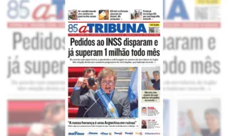 Imagem ilustrativa da imagem Confira os destaques do jornal A Tribuna desta segunda-feira