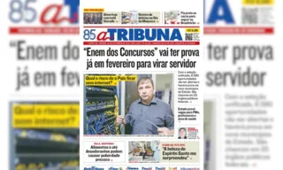 Imagem ilustrativa da imagem Confira os destaques do jornal A Tribuna deste sábado