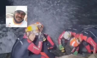 Imagem ilustrativa da imagem Corpo de servidor público é encontrado preso sob pedras em praia do Norte do ES