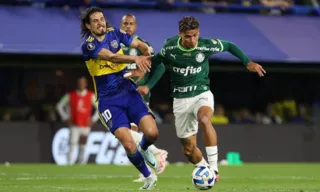 Imagem ilustrativa da imagem Libertadores: Palmeiras "trava" Boca Juniors e sai de La Bombonera com empate