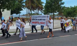 Imagem ilustrativa da imagem Marcha contra o aborto é realizada neste domingo em Vitória