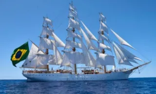 Imagem ilustrativa da imagem Marinha libera mais mil ingressos para visitação de navio-veleiro em Vitória