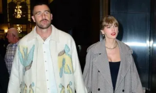 Imagem ilustrativa da imagem Namoro de Taylor Swift e Travis Kelce é jogada de marketing, diz ex-atleta do UFC