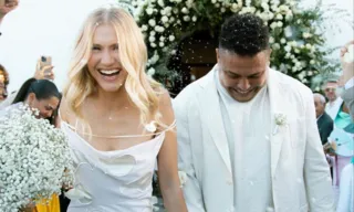 Imagem ilustrativa da imagem Ronaldo Fenômeno e Celina Locks se casam em Ibiza