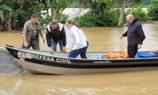 Imagem ilustrativa da imagem Santa Catarina registra 3ª morte em decorrência das chuvas