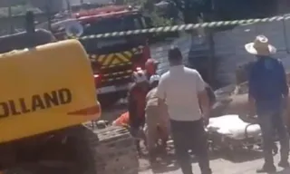Imagem ilustrativa da imagem Trabalhador morre após ser atingido por tampa de cimento em Linhares