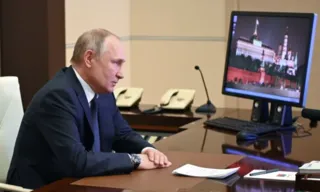Imagem ilustrativa da imagem Vladimir Putin faz um primeiro discurso de olho em mais uma reeleição na Rússia