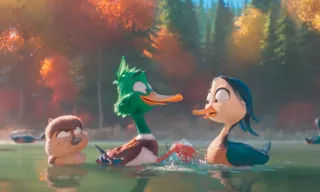 Imagem ilustrativa da imagem Aventura de uma família de patos nos cinemas
