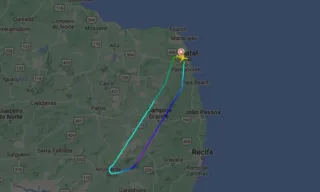 Imagem ilustrativa da imagem Avião sai de Natal rumo a MG e retorna após 25 minutos por "questões técnicas"