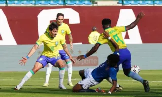 Imagem ilustrativa da imagem Brasil vira sobre Equador e assegura vaga na fase final do pré-olímpico