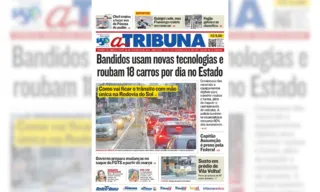 Imagem ilustrativa da imagem Confira os destaques do jornal A Tribuna desta quinta-feira