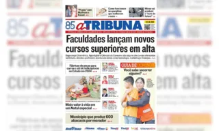 Imagem ilustrativa da imagem Confira os destaques do jornal A Tribuna deste domingo