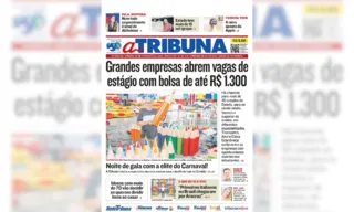 Imagem ilustrativa da imagem Confira os destaques do jornal A Tribuna deste sábado