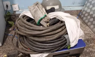 Imagem ilustrativa da imagem Homem é preso após furtar 34kg de cabo de cobre em Aracruz