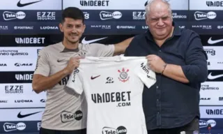 Imagem ilustrativa da imagem Hugo se diz honrado por ocupar lugar que já foi de lendas do Corinthians