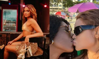 Imagem ilustrativa da imagem Lucy Alves posta beijo com nova namorada em rede social; saiba quem é