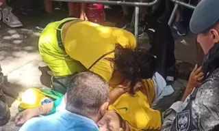 Imagem ilustrativa da imagem Mulher cai de árvore e perfura pulmão durante ato de Bolsonaro na Paulista