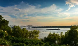 Imagem ilustrativa da imagem Nos EUA, nível do Rio Mississippi volta ao normal após longo período de seca