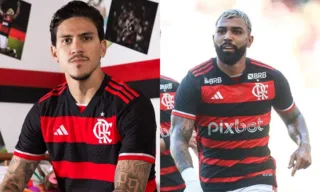 Imagem ilustrativa da imagem Pedro x Gabigol agita torcida do Flamengo e mobiliza Tite entre vaia e gols