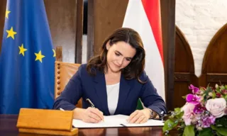 Imagem ilustrativa da imagem Presidente da Hungria renuncia após perdão a condenado em caso de abuso sexual