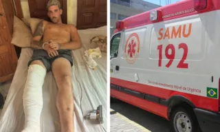 Imagem ilustrativa da imagem Suspeito resgatado de ambulância é preso após chamar Samu novamente