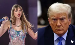 Imagem ilustrativa da imagem Trump com medo de Taylor Swift? Entenda