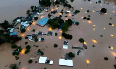Imagem ilustrativa da imagem VÍDEO | Hospital de cidade do Rio Grande do Sul é inundado pelas chuvas