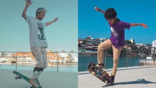 Imagem ilustrativa da imagem Pai e filho de Guarapari juntos em Mundial de Skate