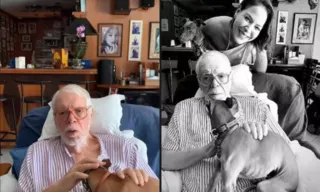 Imagem ilustrativa da imagem Afastado da TV, Manoel Carlos aparece em vídeo aos 91 anos de idade