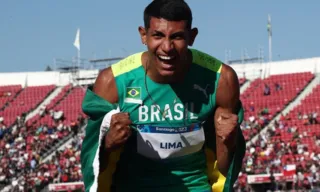 Imagem ilustrativa da imagem Brasileiro Matheus Lima fatura índice olímpico nos 400 metros com barreiras