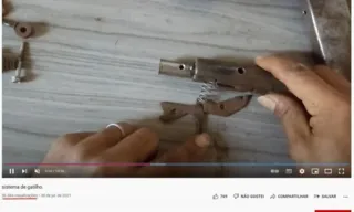 Imagem ilustrativa da imagem Canal que ensinava a fazer armas caseiras é retirado do ar após pedido da polícia