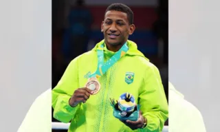 Imagem ilustrativa da imagem Capixaba Yuri Falcão ganha duelo e Brasil continua bem no Pré-Olímpico de boxe