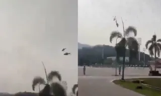 Imagem ilustrativa da imagem Colisão entre helicópteros militares deixa 10 mortos na Malásia