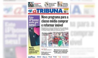 Imagem ilustrativa da imagem Confira os destaques do jornal A Tribuna desta quinta-feira