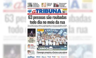 Imagem ilustrativa da imagem Confira os destaques do jornal A Tribuna desta segunda-feira