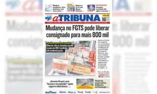 Imagem ilustrativa da imagem Confira os destaques do jornal A Tribuna desta terça-feira