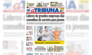 Imagem ilustrativa da imagem Confira os destaques do jornal A Tribuna deste domingo