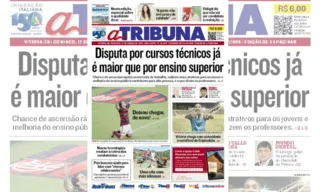 Imagem ilustrativa da imagem Confira os destaques do jornal A Tribuna deste domingo