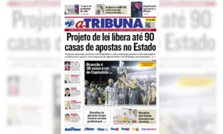 Imagem ilustrativa da imagem Confira os destaques do jornal A Tribuna deste domingo