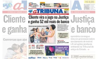 Imagem ilustrativa da imagem Confira os destaques do jornal A Tribuna deste sábado